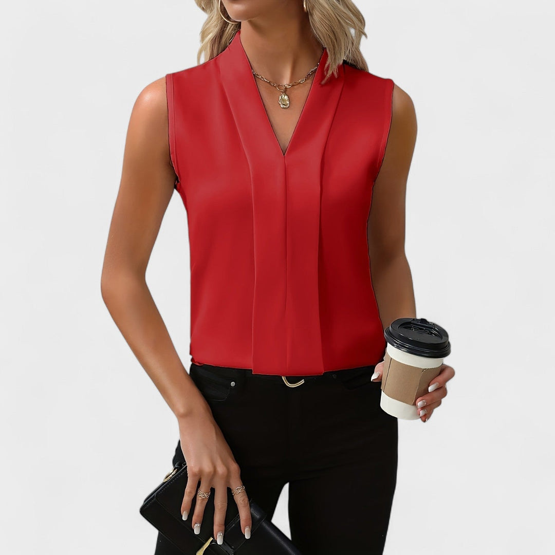 Bonnie™ | Chic Sleeveless Blouse