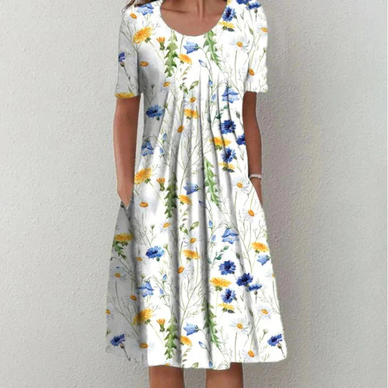 Sofia | Stylish and Casual Floral Dress with Pockets