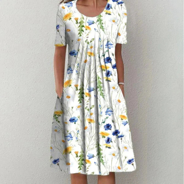 Sofia | Stylish and Casual Floral Dress with Pockets