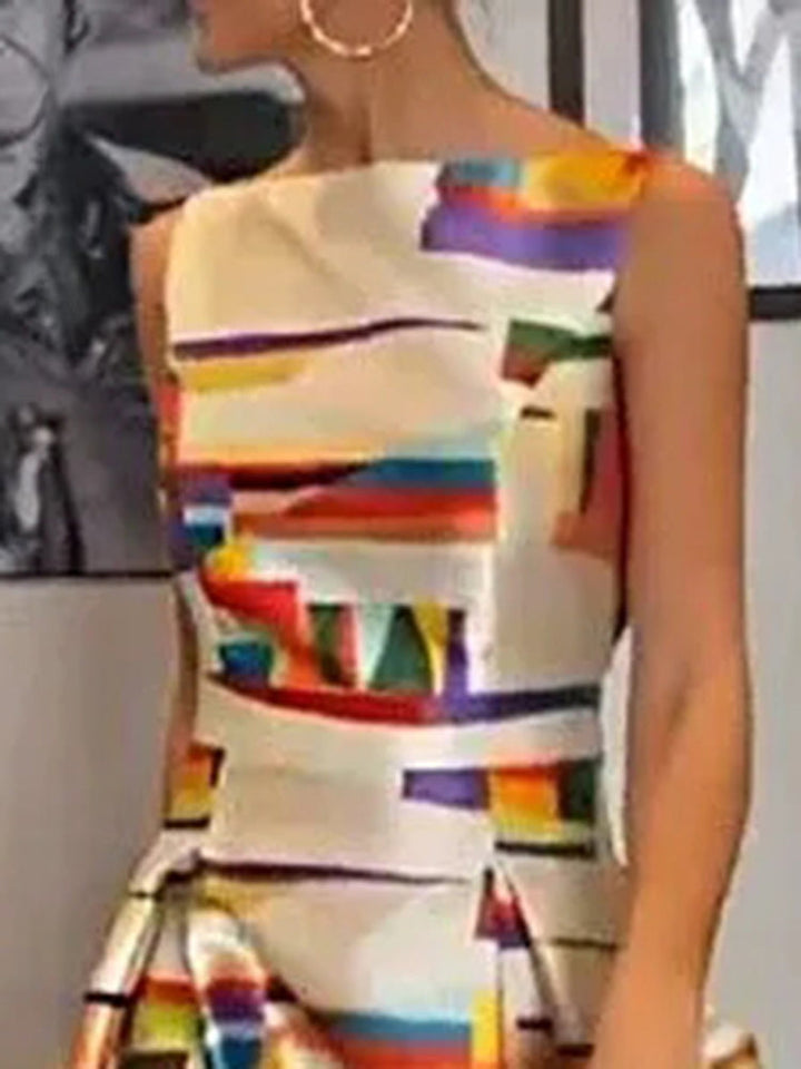 Avelisse™ | Geometric Maxi Dress