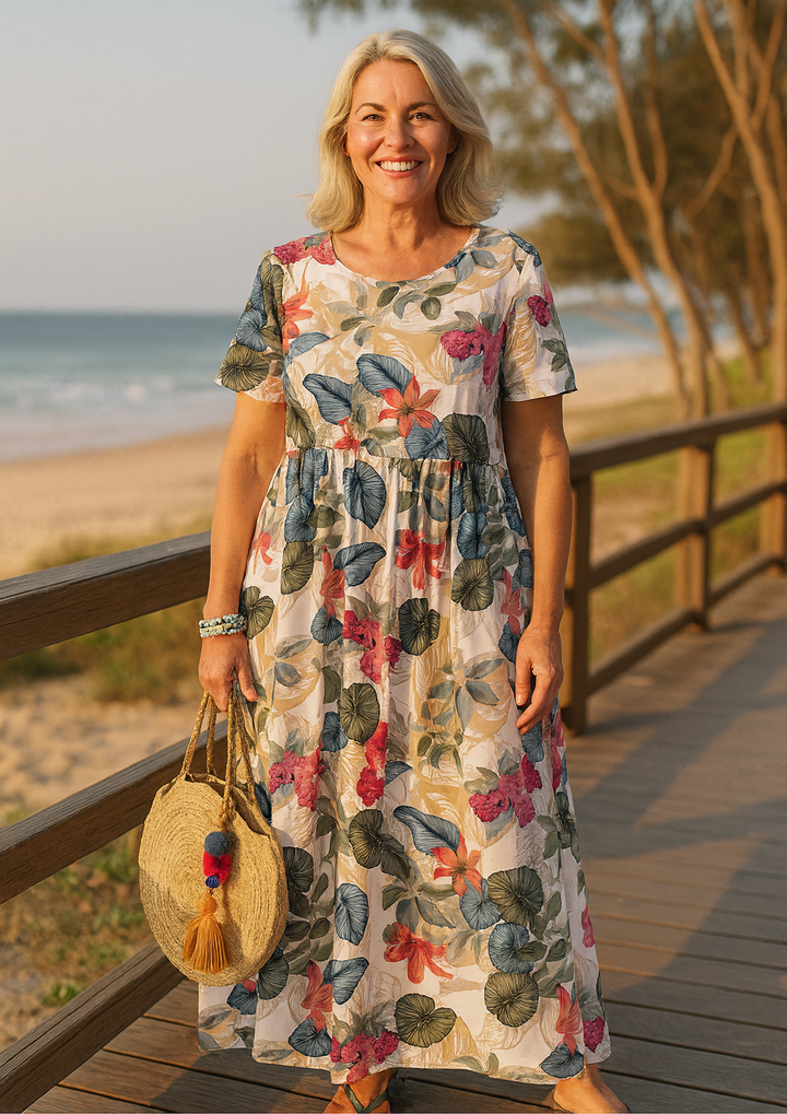 Masie™ | Floral Breezy Maxi Dress