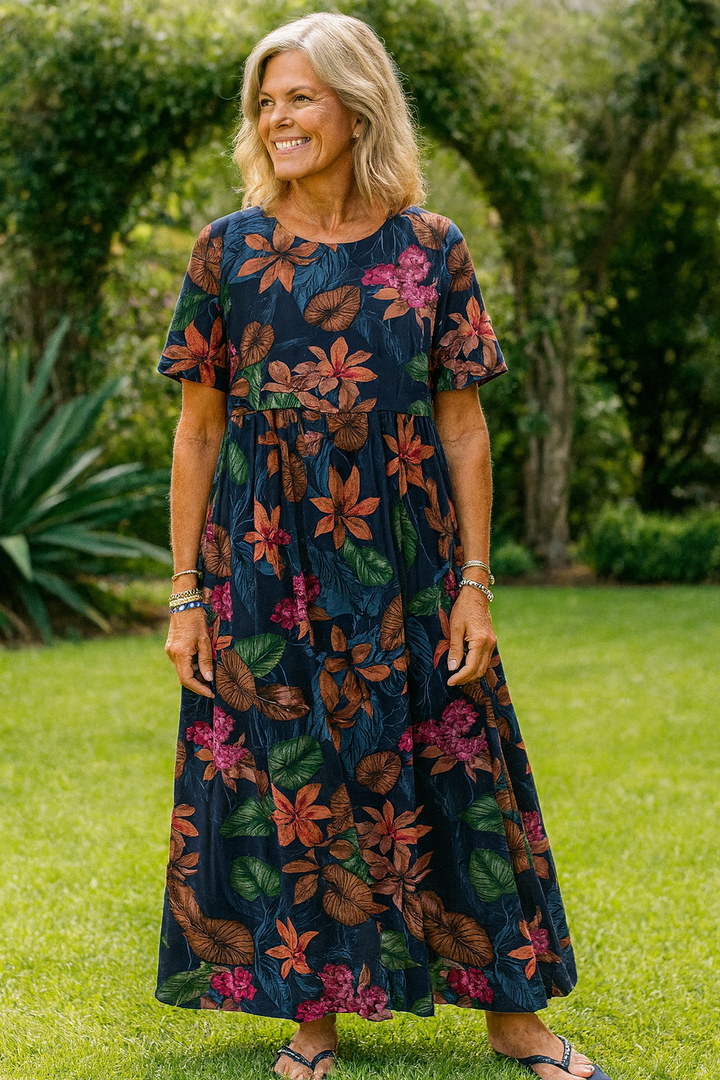 Masie™ | Floral Breezy Maxi Dress