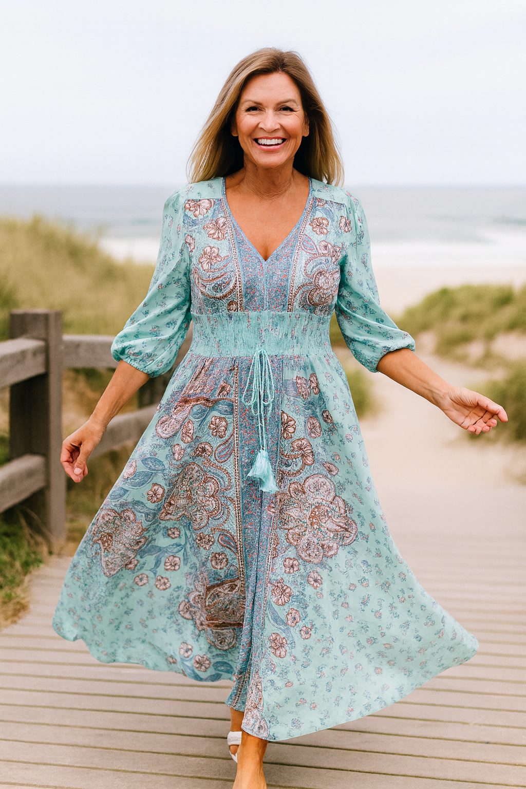 Kiama™ | Flowy Boho Maxi Dress