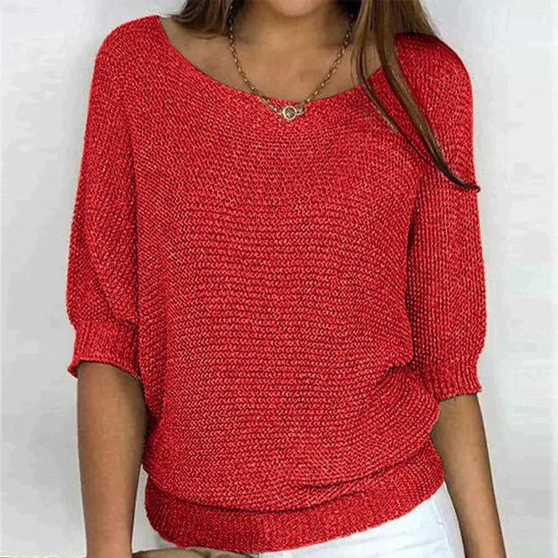 Romi™ | Textured Knit Pullover