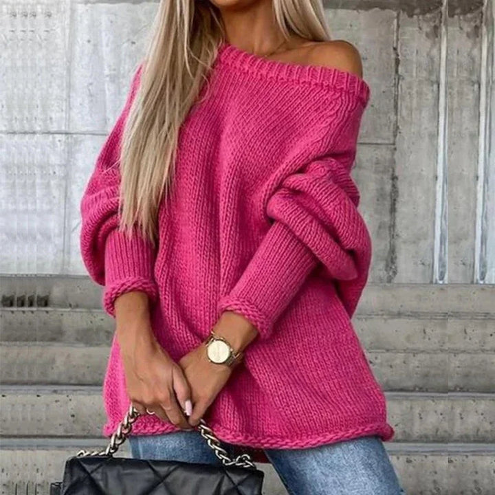 Eloise™ Off-Shoulder Knit Sweater