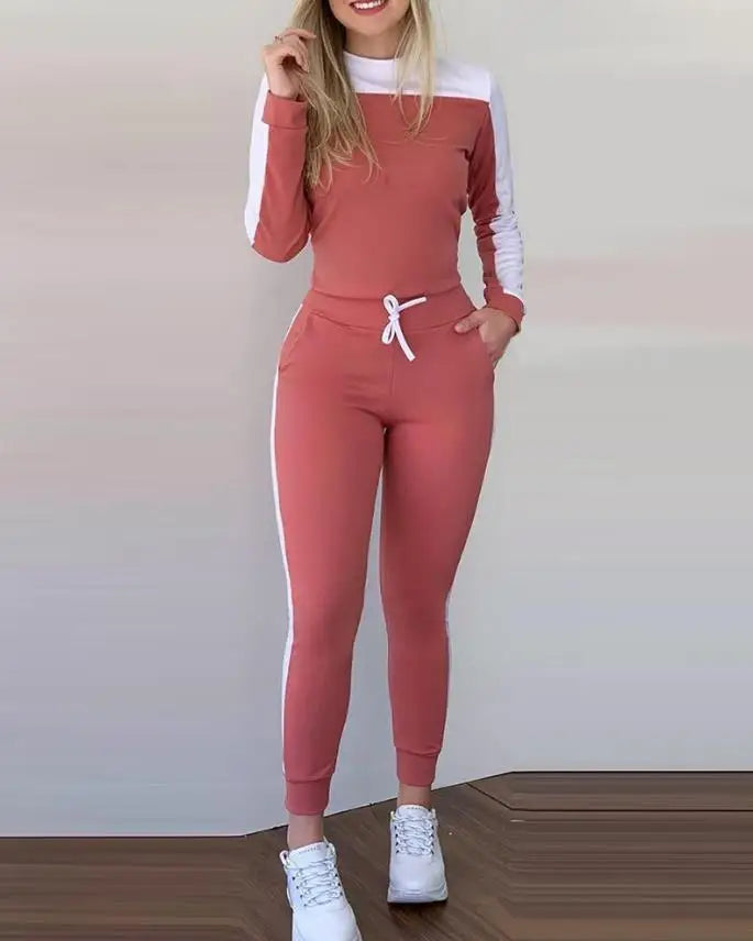 FARRAH™ – Relaxed Fit Sporty Two-Piece Set