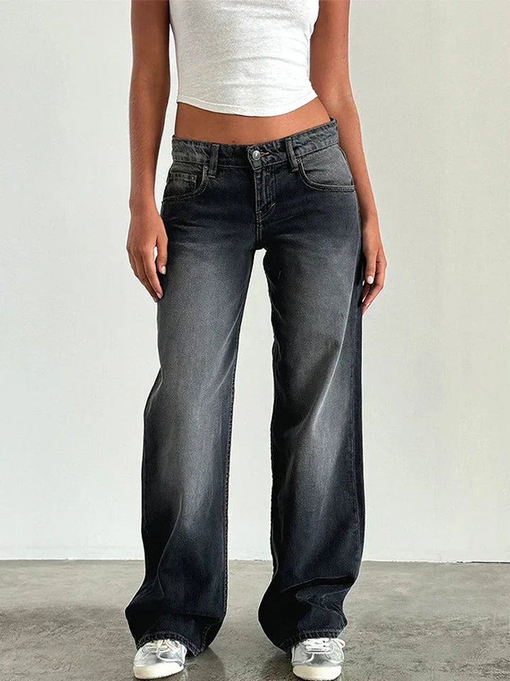 SYLVAINE™ – Vintage Casual Baggy Jeans