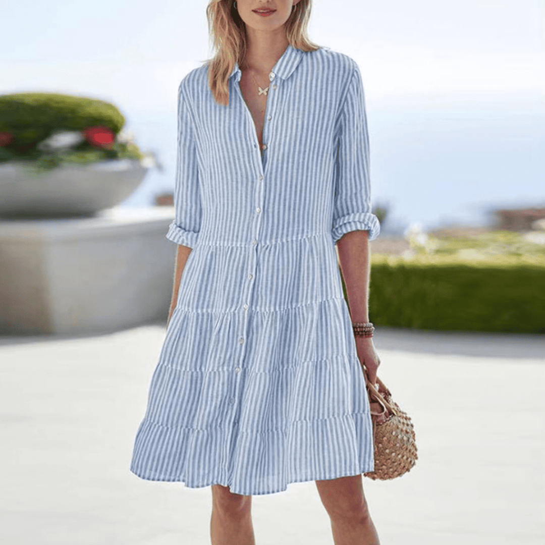 Lolita™ | Elegant Striped Summer Dress